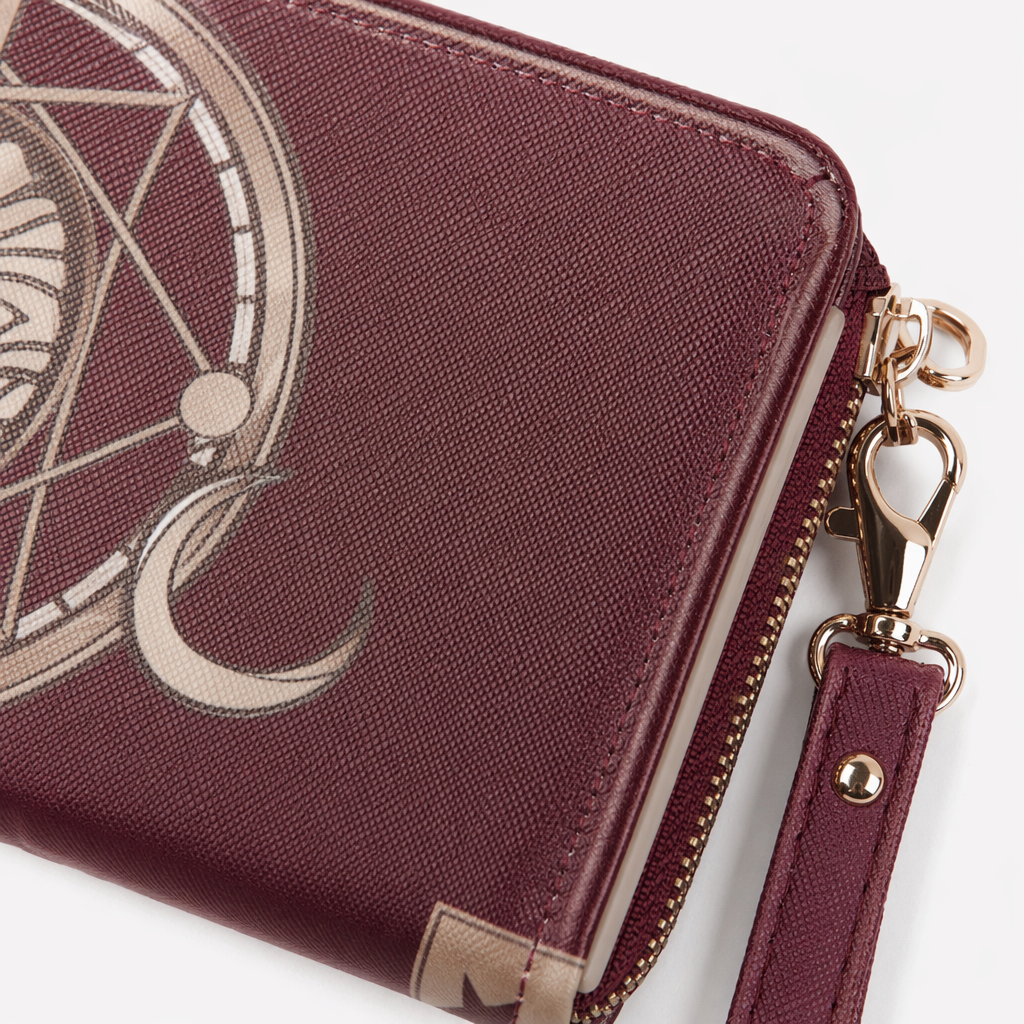 Magical Girl Wallet with Vibrant Artwork and Ample Storage Red
