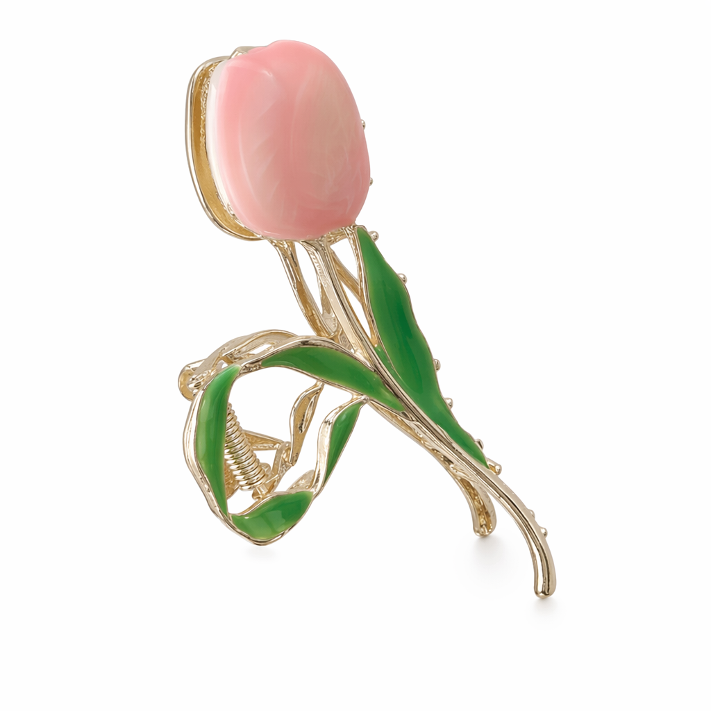 Dainty Floral Ceramic Hair Claw Clip for a Unique Style 9