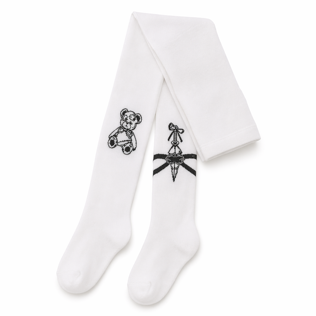 Gothic Teddy Bear Stockings for Kawaii and Littlespace Outfits Default Title