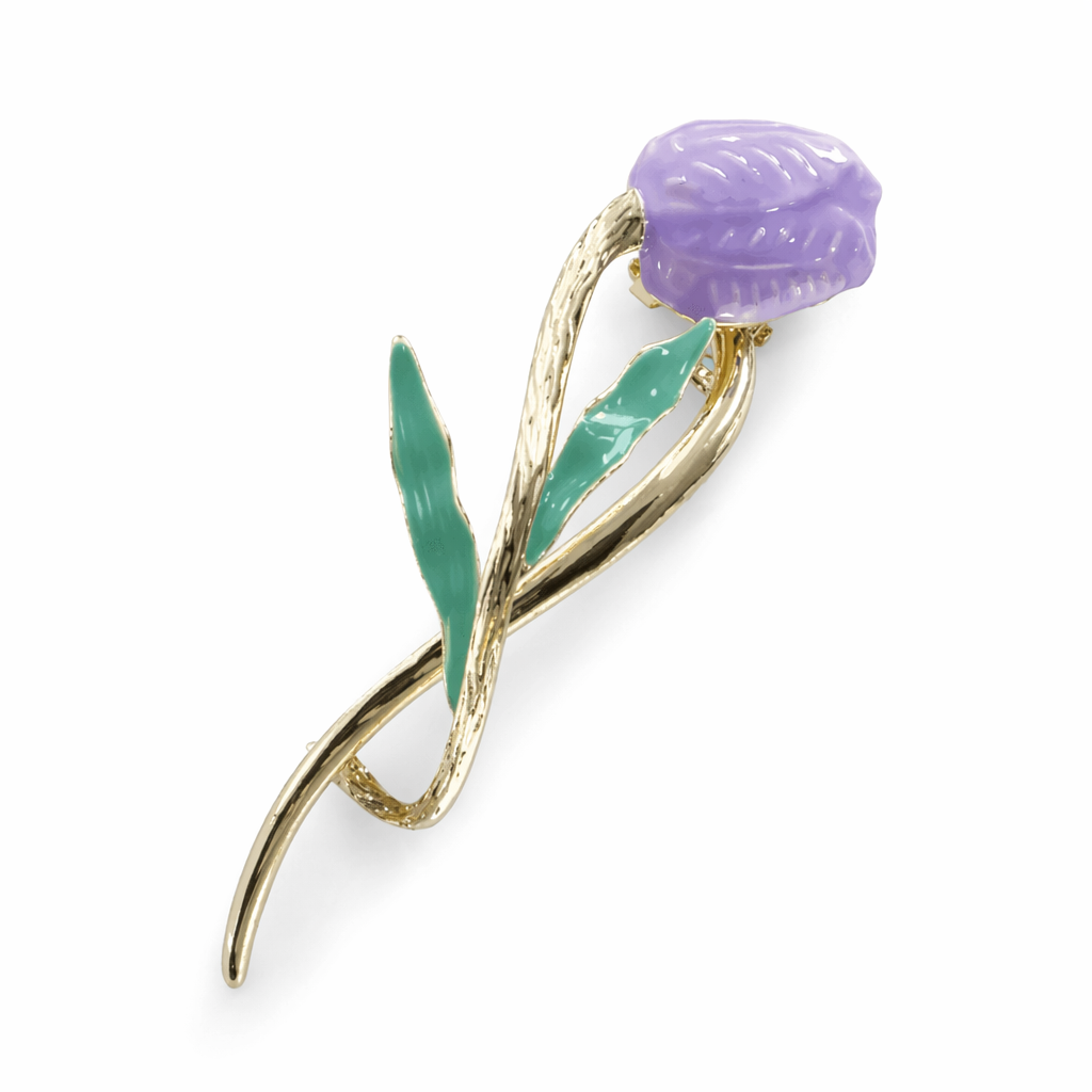 Dainty Floral Ceramic Hair Claw Clip for a Unique Style 20