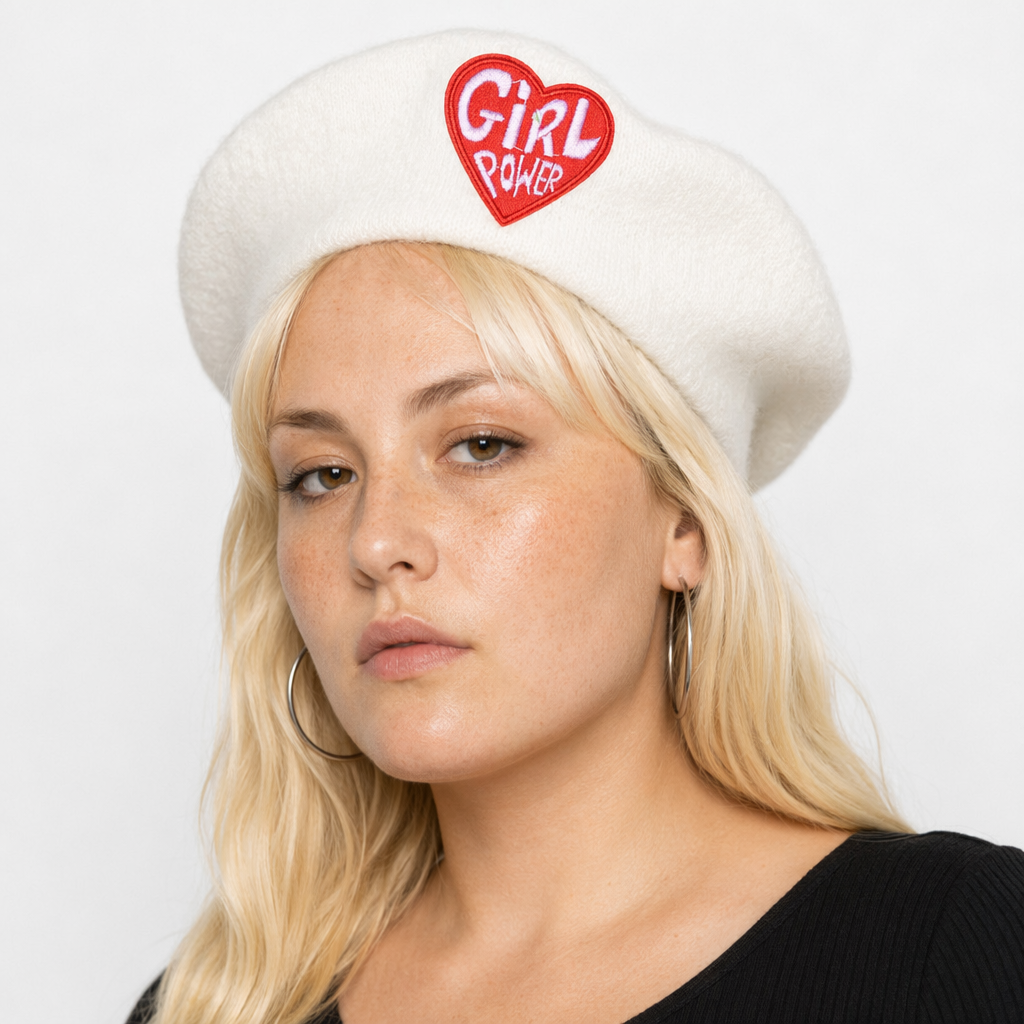 Pink Menhera Nurse Beret for Kawaii Fashion Enthusiasts White Girl Power