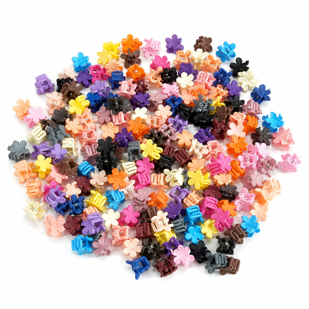 90s Princess Butterfly Clips in Vibrant Colors for Fun Hair Styles 50 Darker Flowers