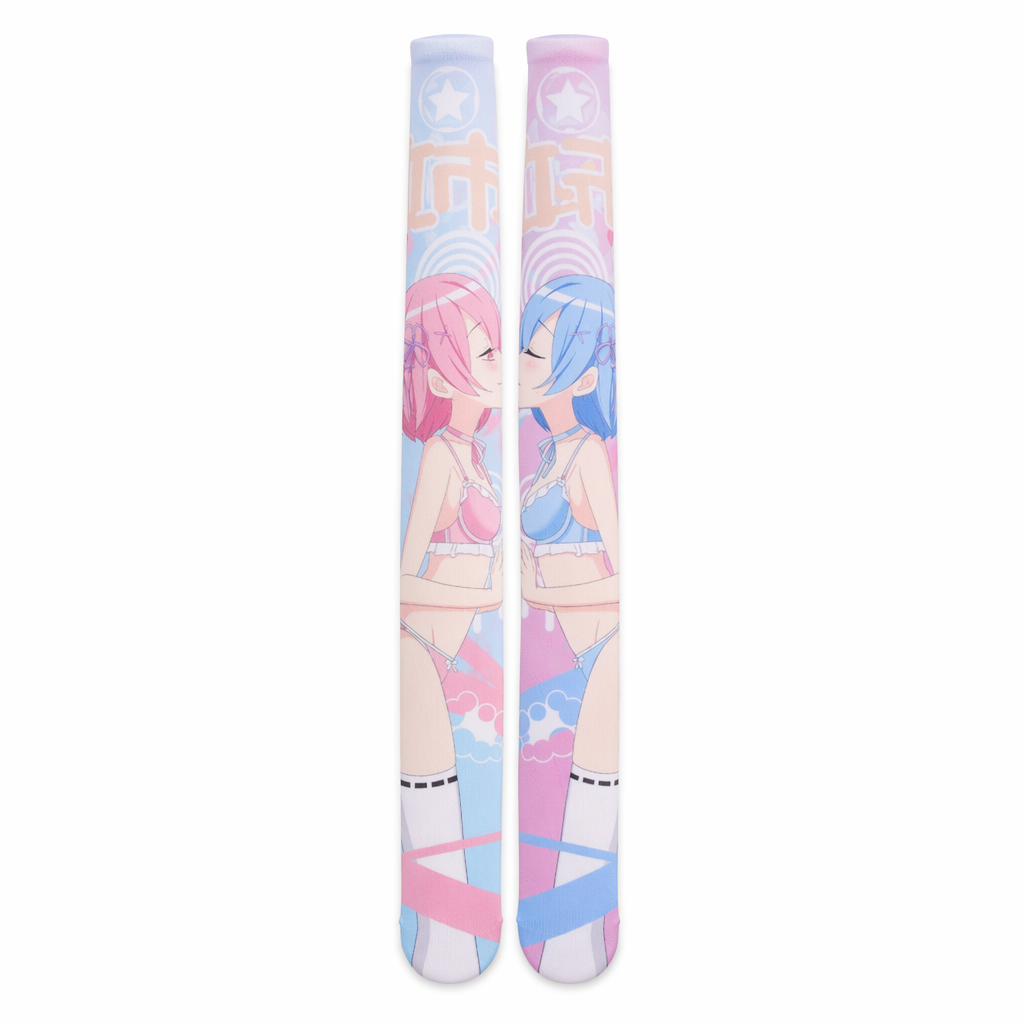 Kawaii Anime Inspired Stockings in Pastel Fairy-Kei Prints 28334609-1-One-Size Default Title