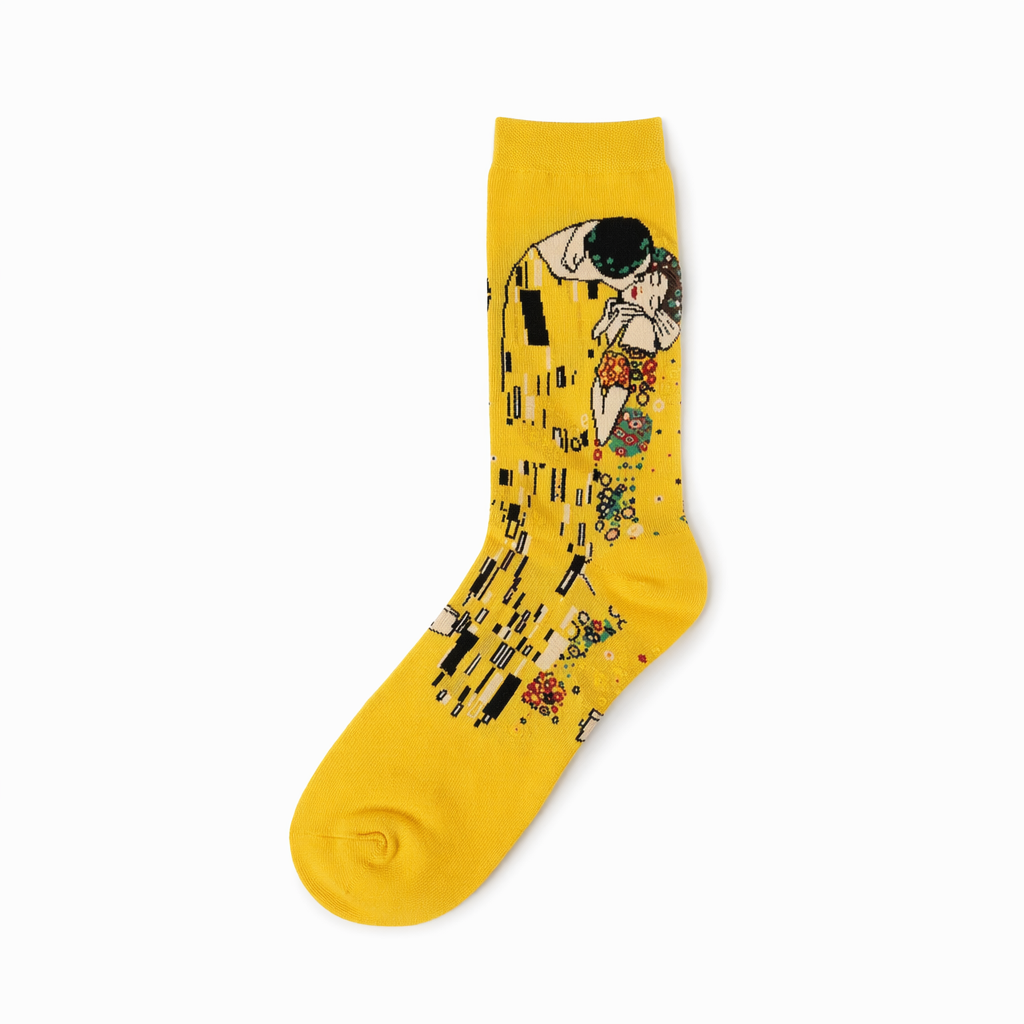 Cozy Knit Socks Featuring Vintage Artwork by Famous Artists 14