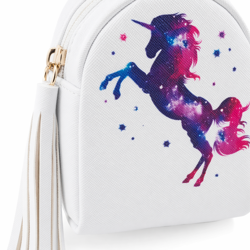 Pastel Unicorn Wallet with Secure Zipper Closure Cosmic