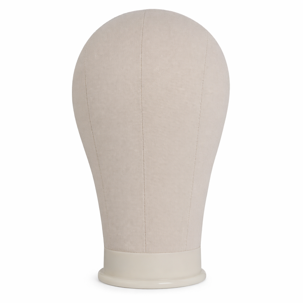 Canvas mannequin wig head 21 inches