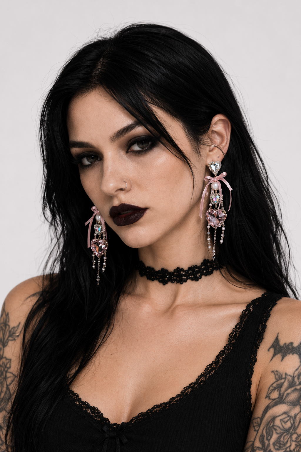 Glamorous Rhinestone and Jewel Earrings for Luxurious Style Default