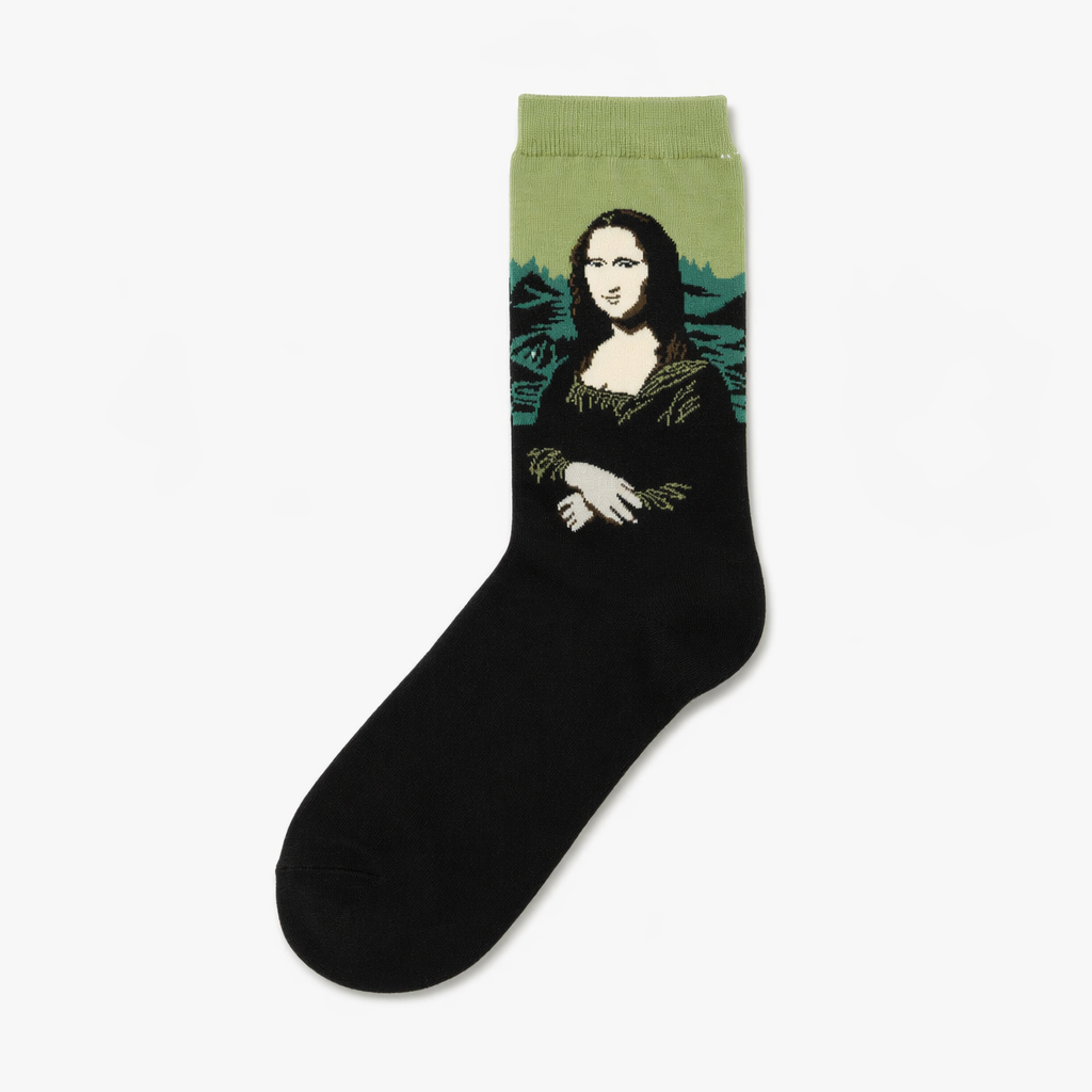 Cozy Knit Socks Featuring Vintage Artwork by Famous Artists 4
