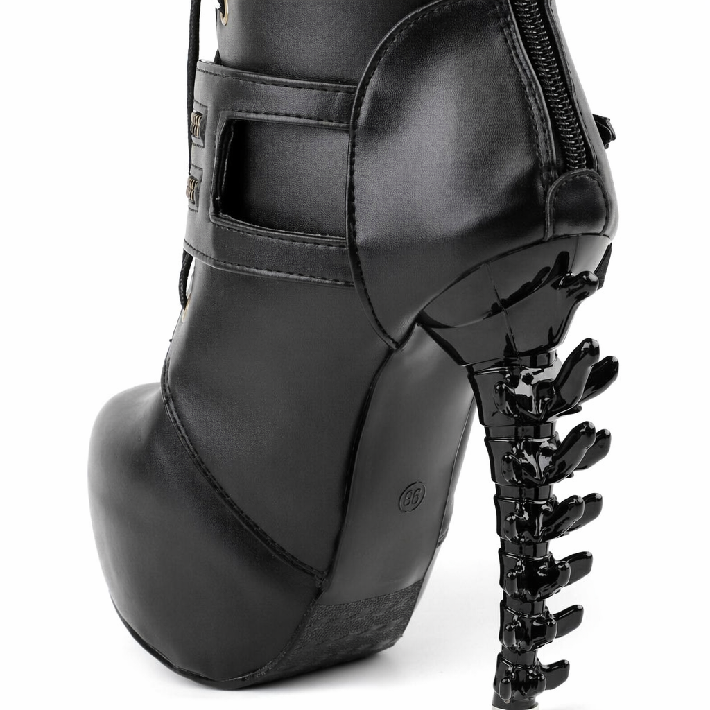 Elegant Steampunk Boots with Clockwork Wheels and Brass Accents 9
