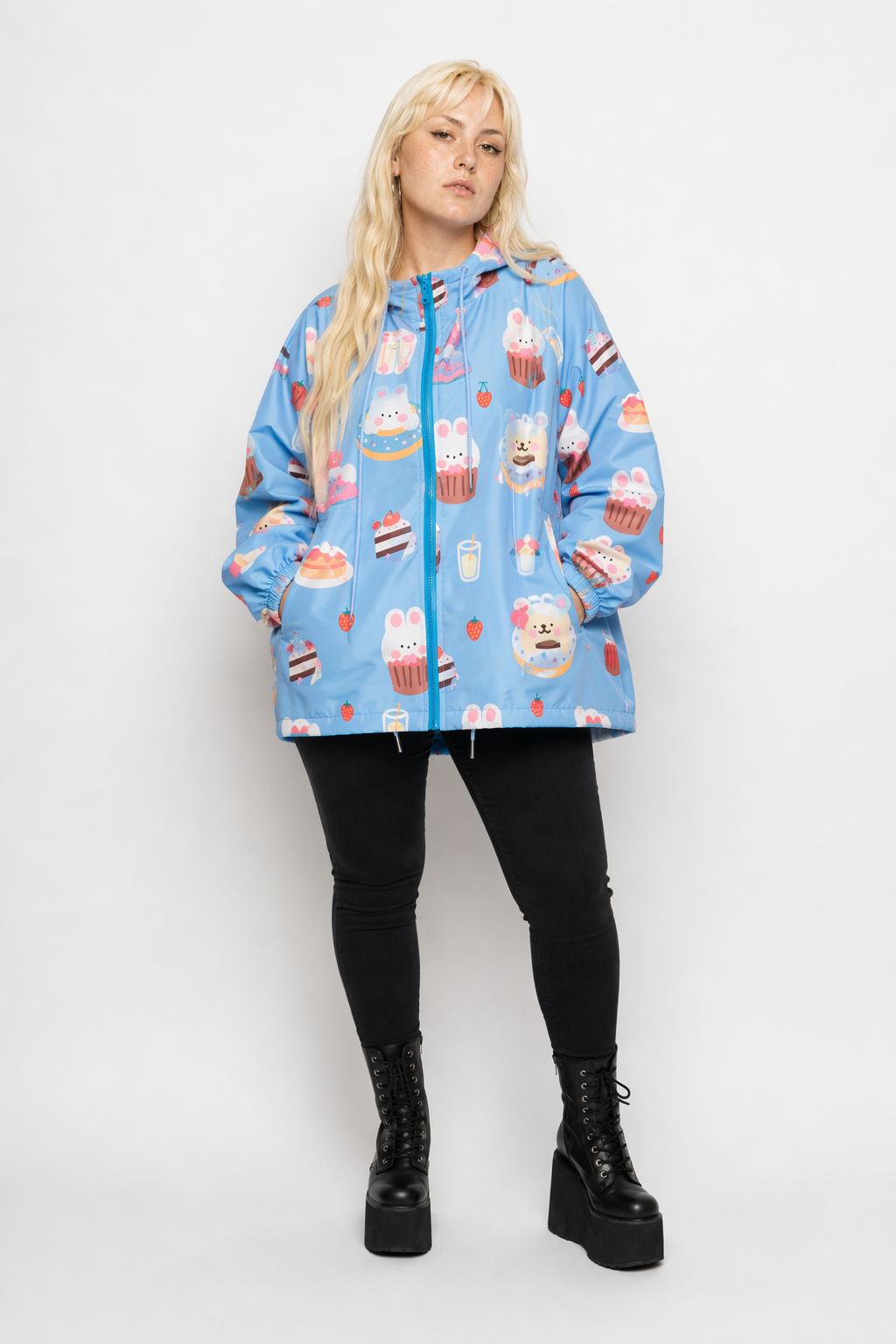 Bunny Inspired Windbreaker Coat for Cold Winter Days M