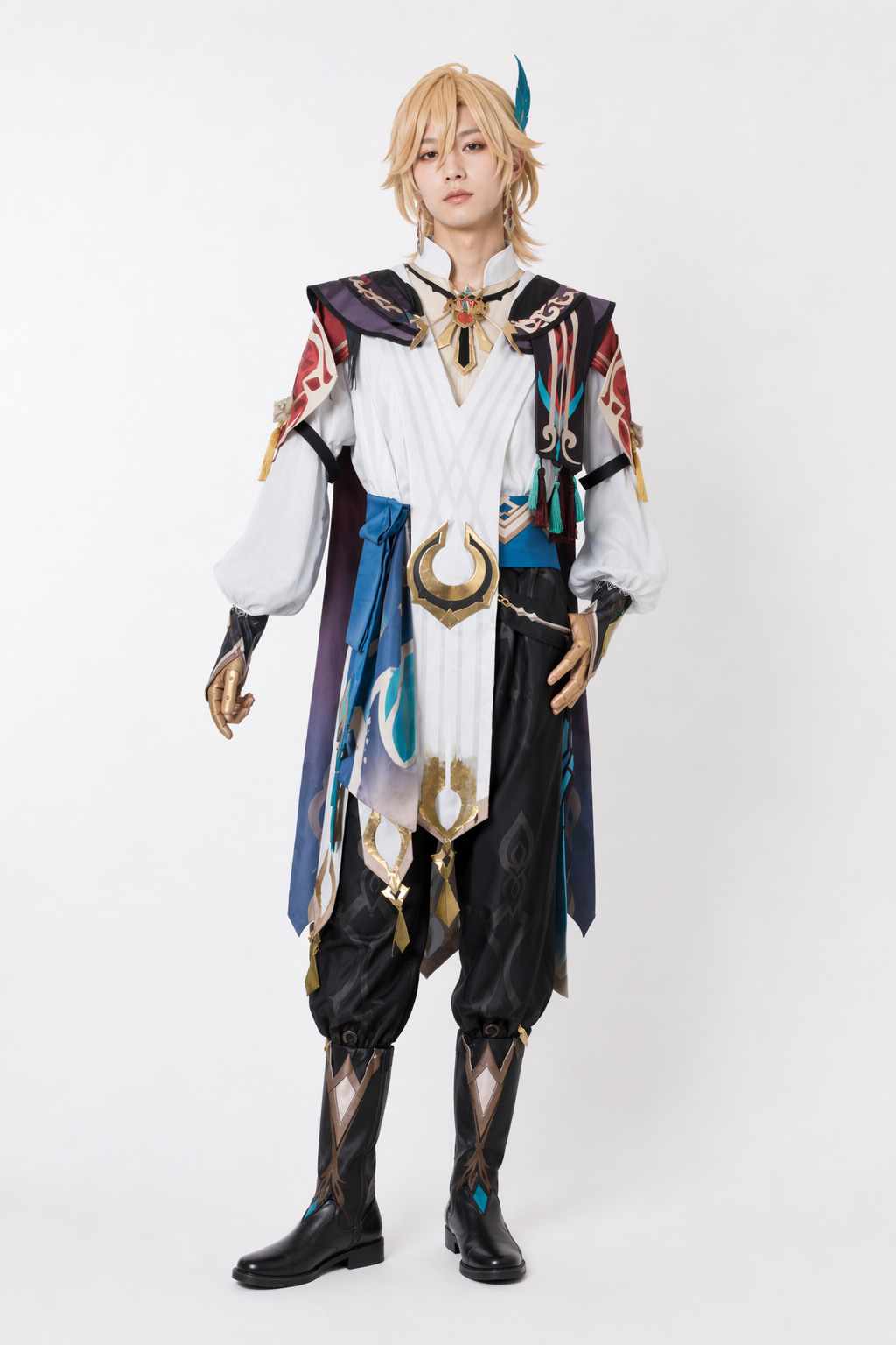 Genshin Impact Kaveh Cosplay Costume XL