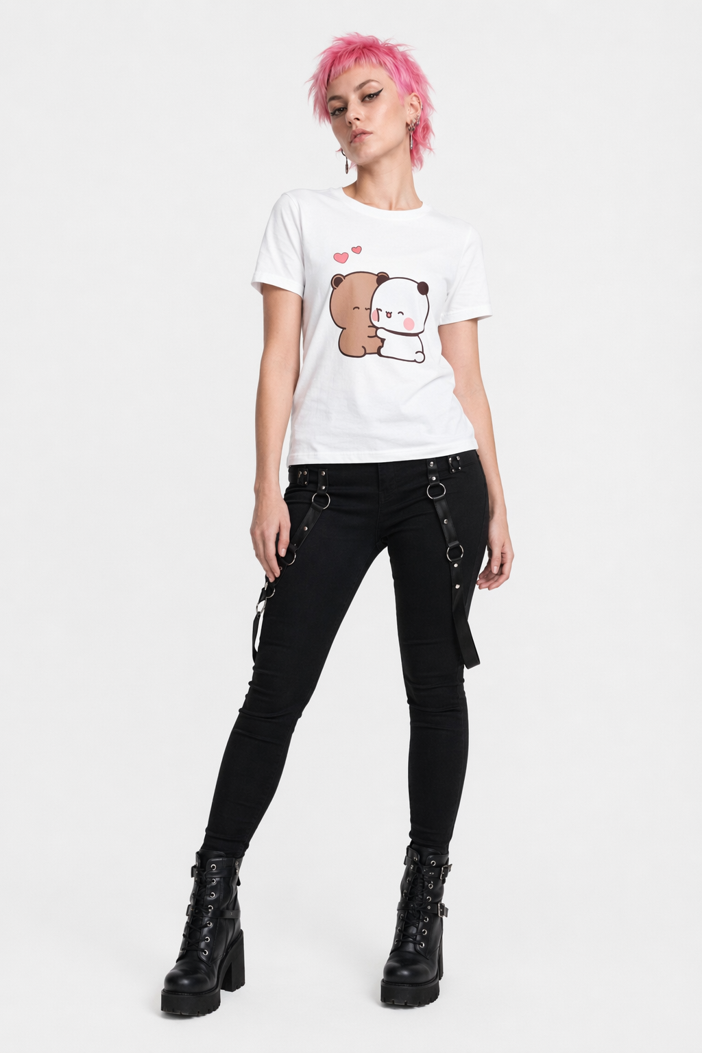 Dudu & Bubu Love T-Shirt for Fans of Bubu Love White