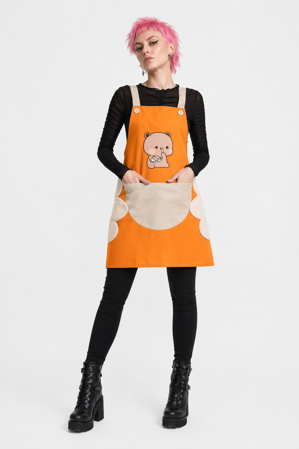 Dudu & Bubu Kitchen Apron for Fun and Stylish Cooking E