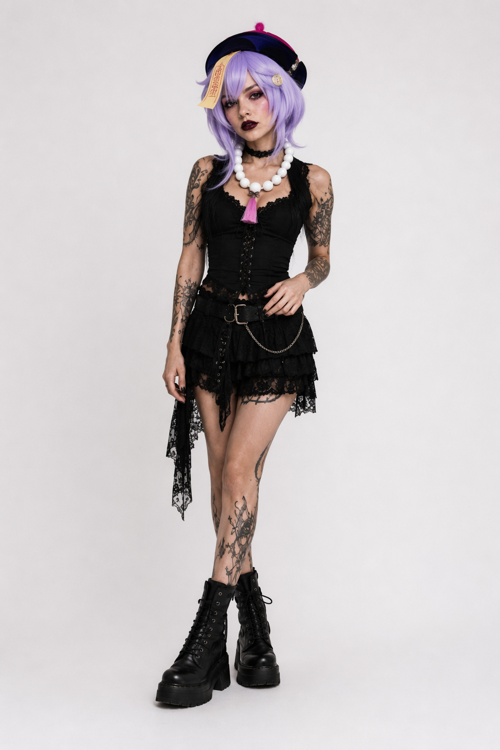 Genshin Impact Qiqi Cosplay Costume 40