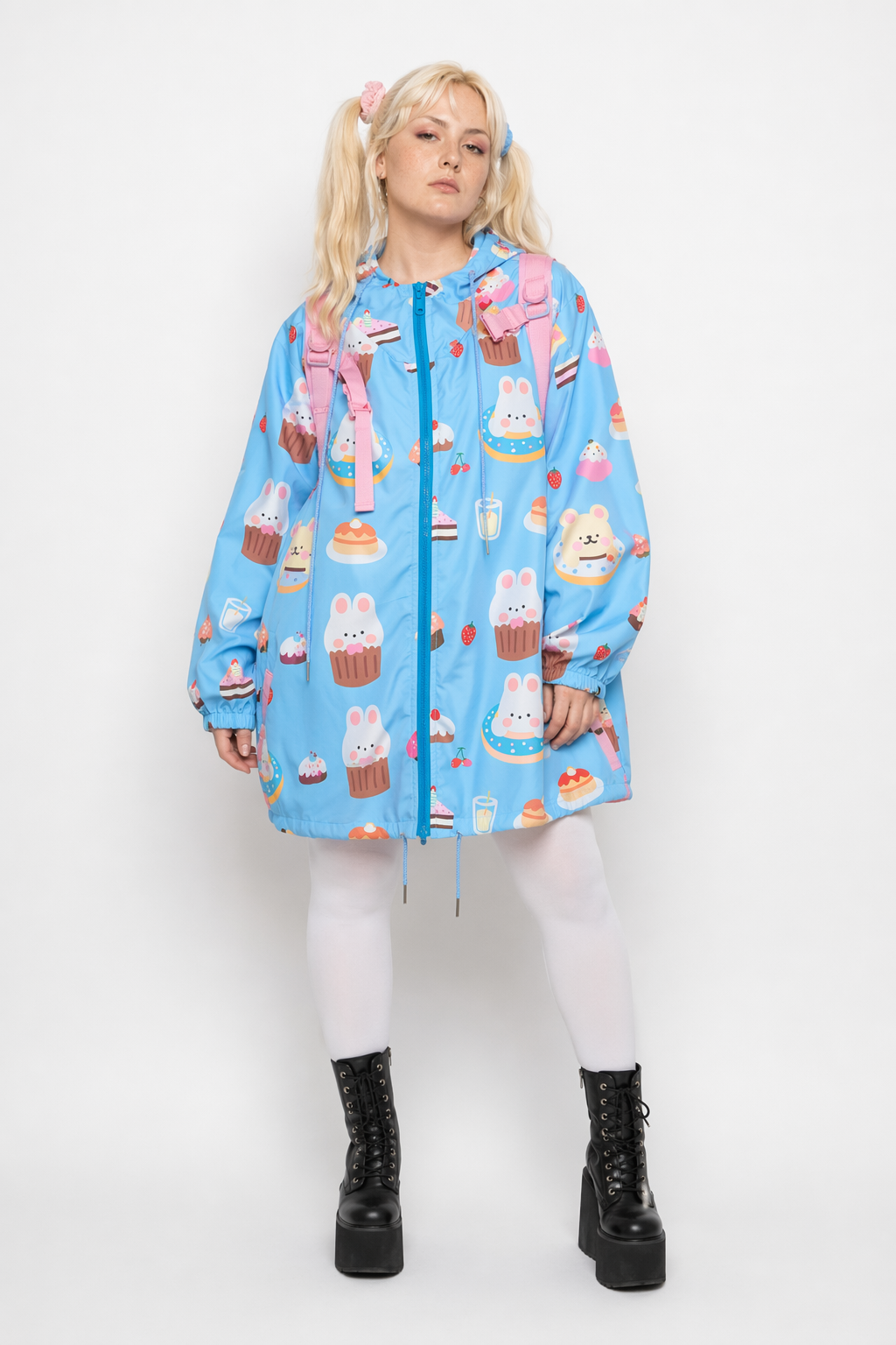 Bunny Inspired Windbreaker Coat for Cold Winter Days L