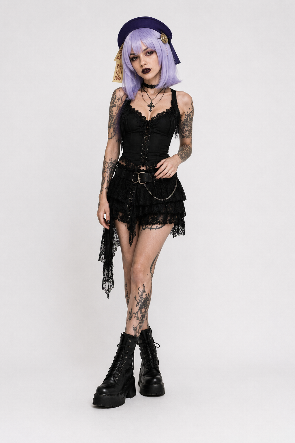 Genshin Impact Qiqi Cosplay Costume 38