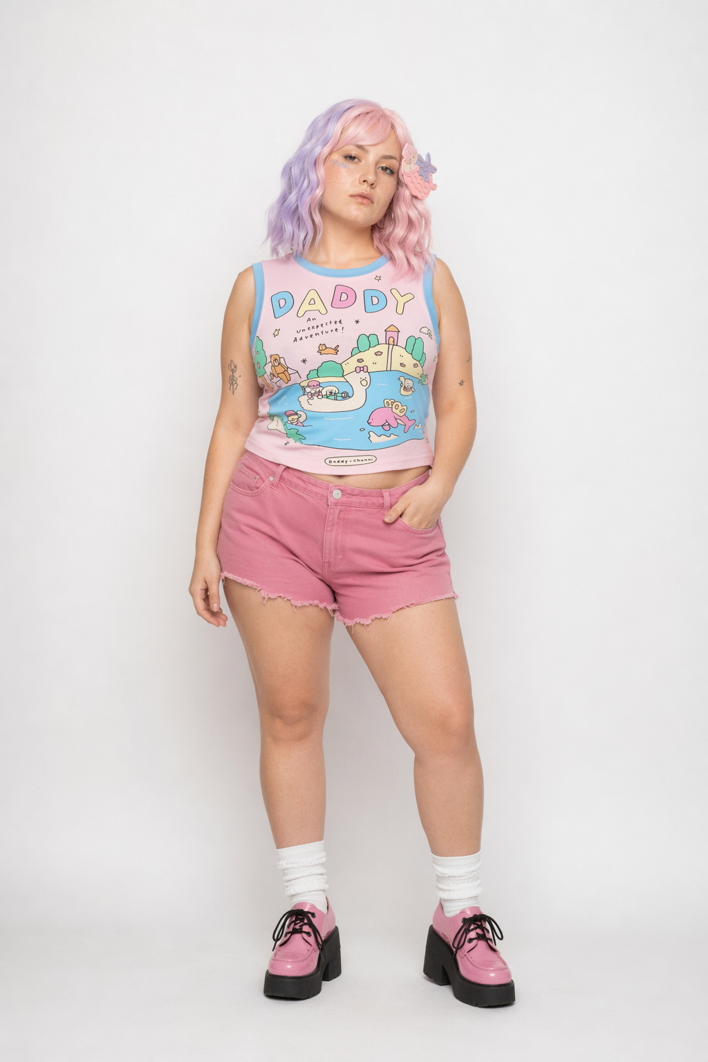 Cute Daddy Adventure Tank for Fun Fashion Statements L