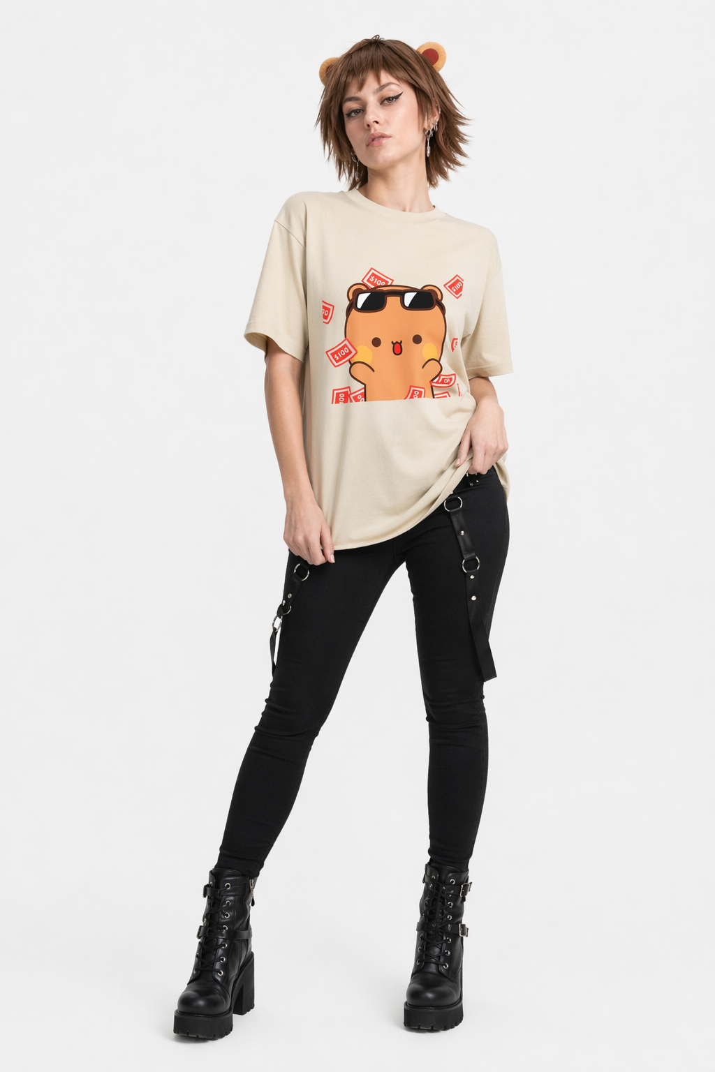 Dudu & Bubu Millionaires Shirts for a Fun and Stylish Look 2428 Khaki