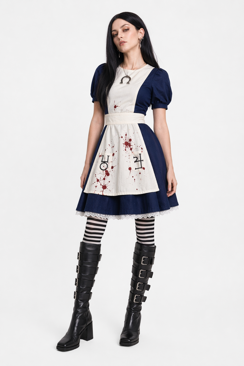 Alice: Madness Returns Alice Liddell Royal Suit Dress Cosplay Costume Set Ou S