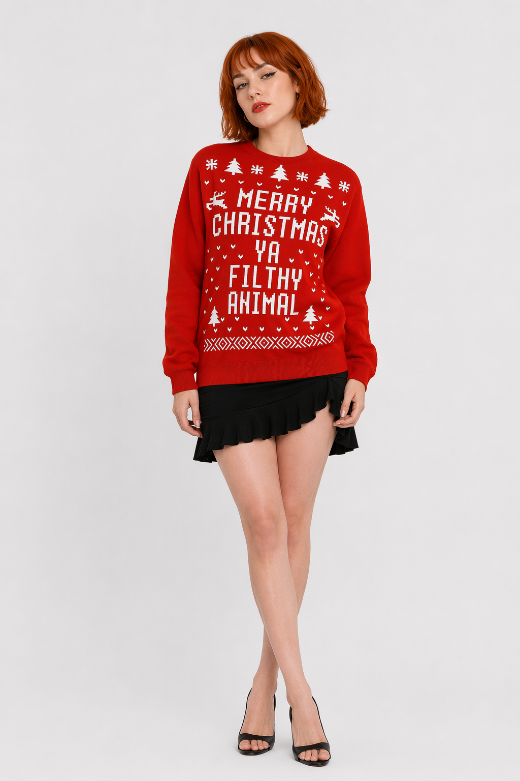 Cozy Christmas Crewneck Sweaters for Holiday Cheer Filthy Animal