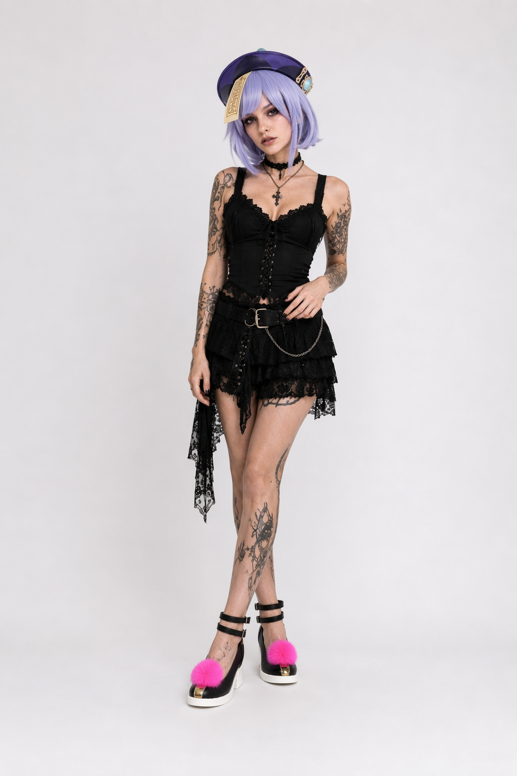 Genshin Impact Qiqi Cosplay Costume 42