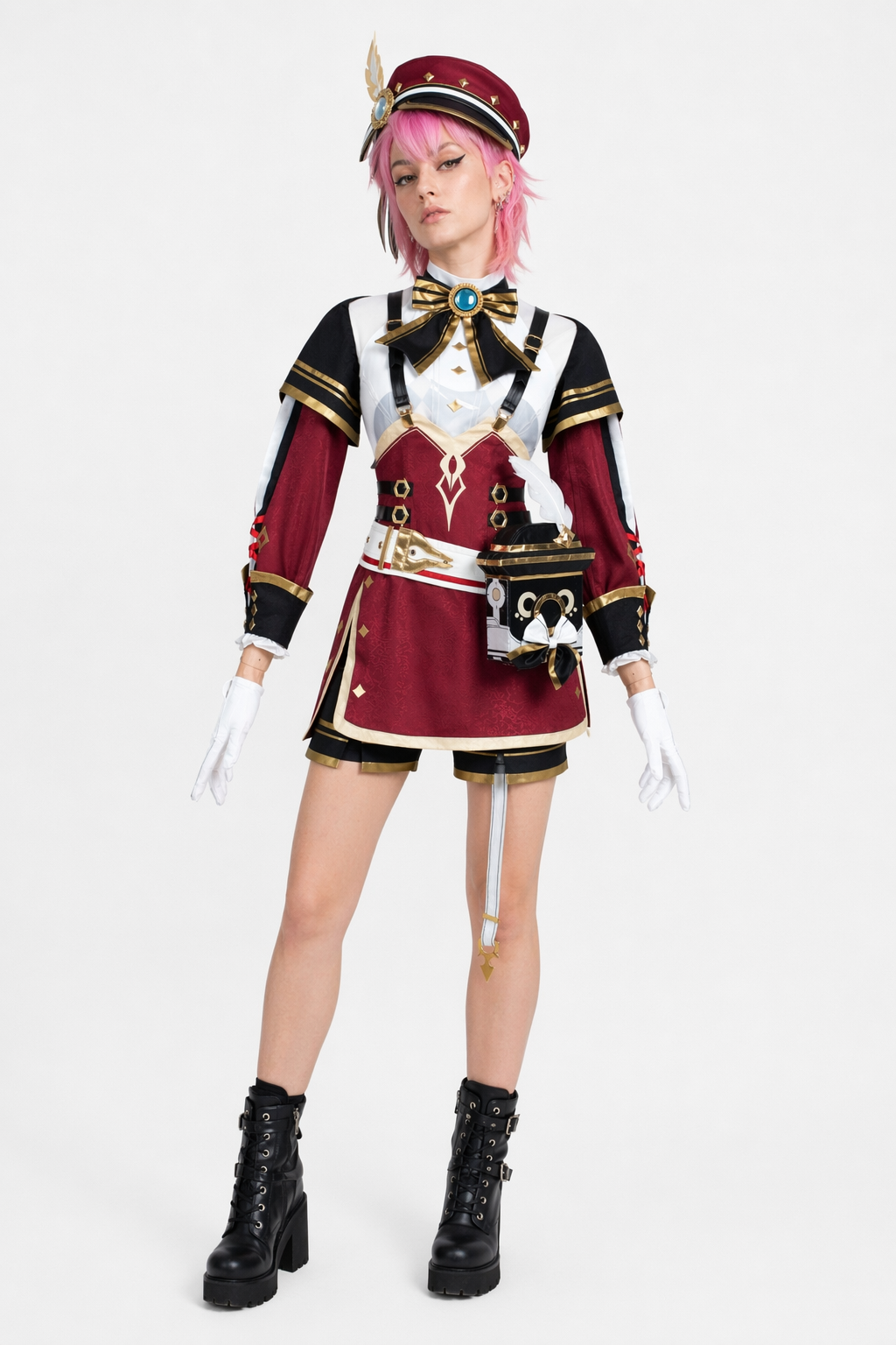 Genshin Impact Charlotte Cosplay Costume Default