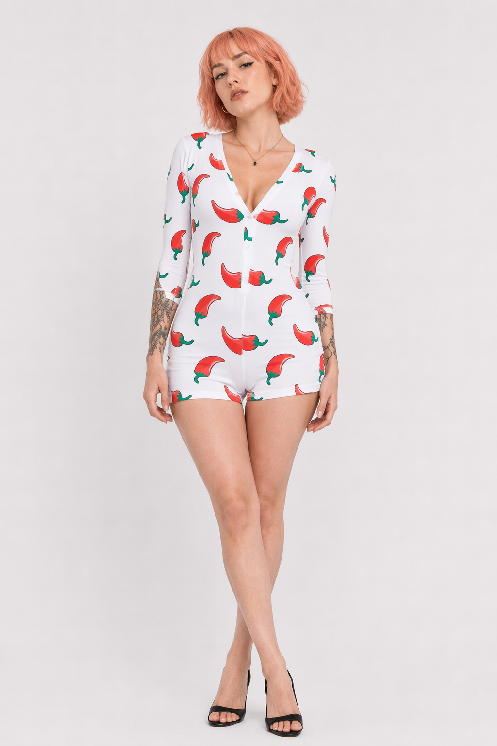 Peachy Babe Onesie in New Condition Available Now Org In Stock Pepper