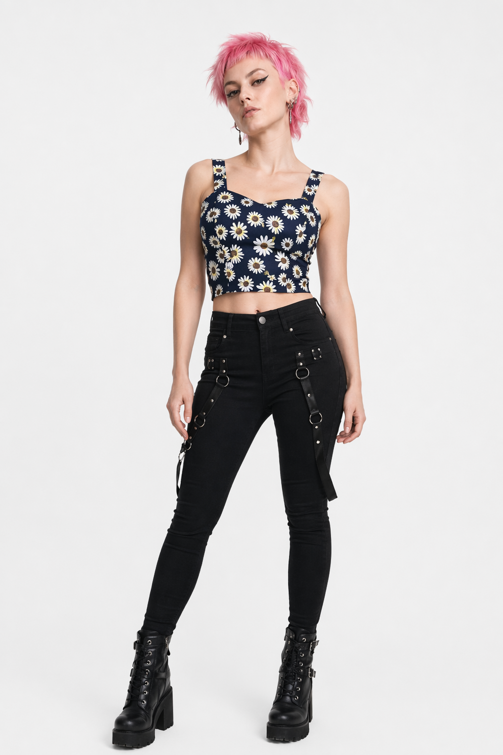 Classy Summer Crop Top Camisole with Built-In Support 2