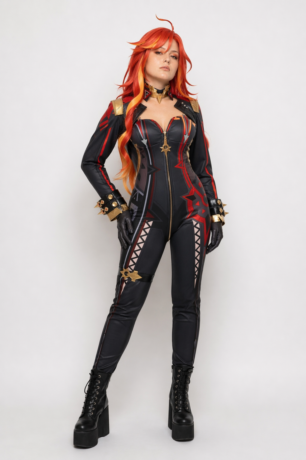 Genshin Impact Mavuika Cosplay Costume L