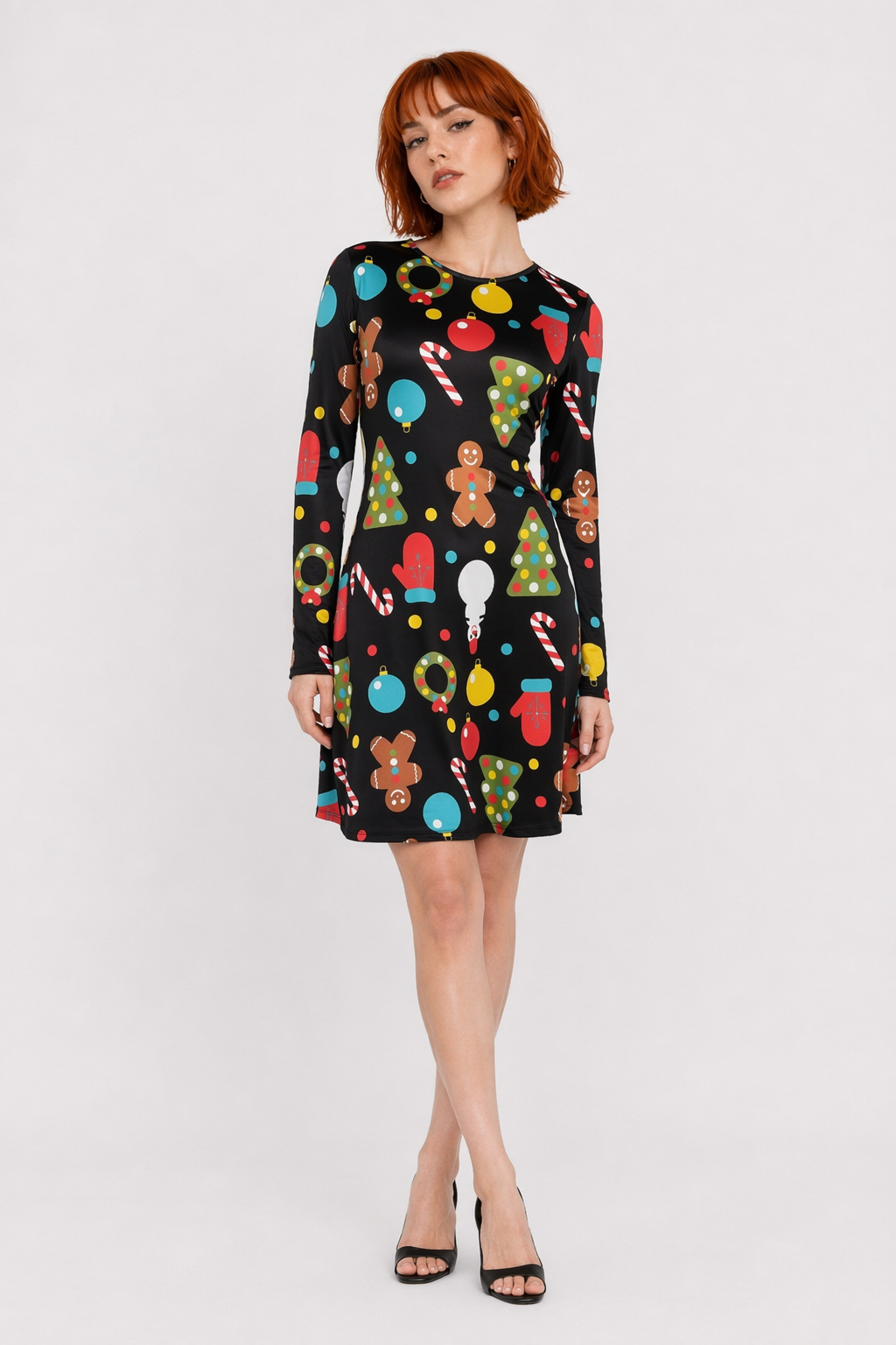 Festive Christmas Themed Dresses for Chic Holiday Style Gingerbread