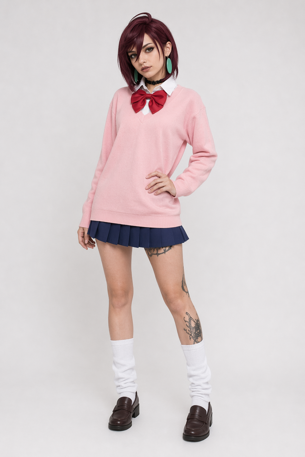 Dandadan Ken Takakura, Momo Ayase, Aira Shiratori Cosplay Uniform Set M