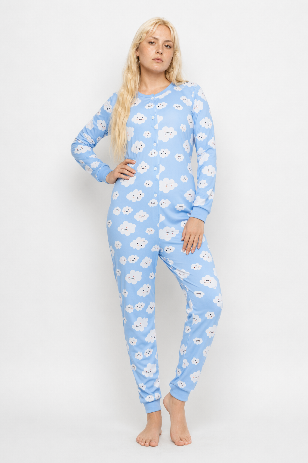 Cozy Cloud Sleeper Onesie for Sweet Dreams and Comfort M
