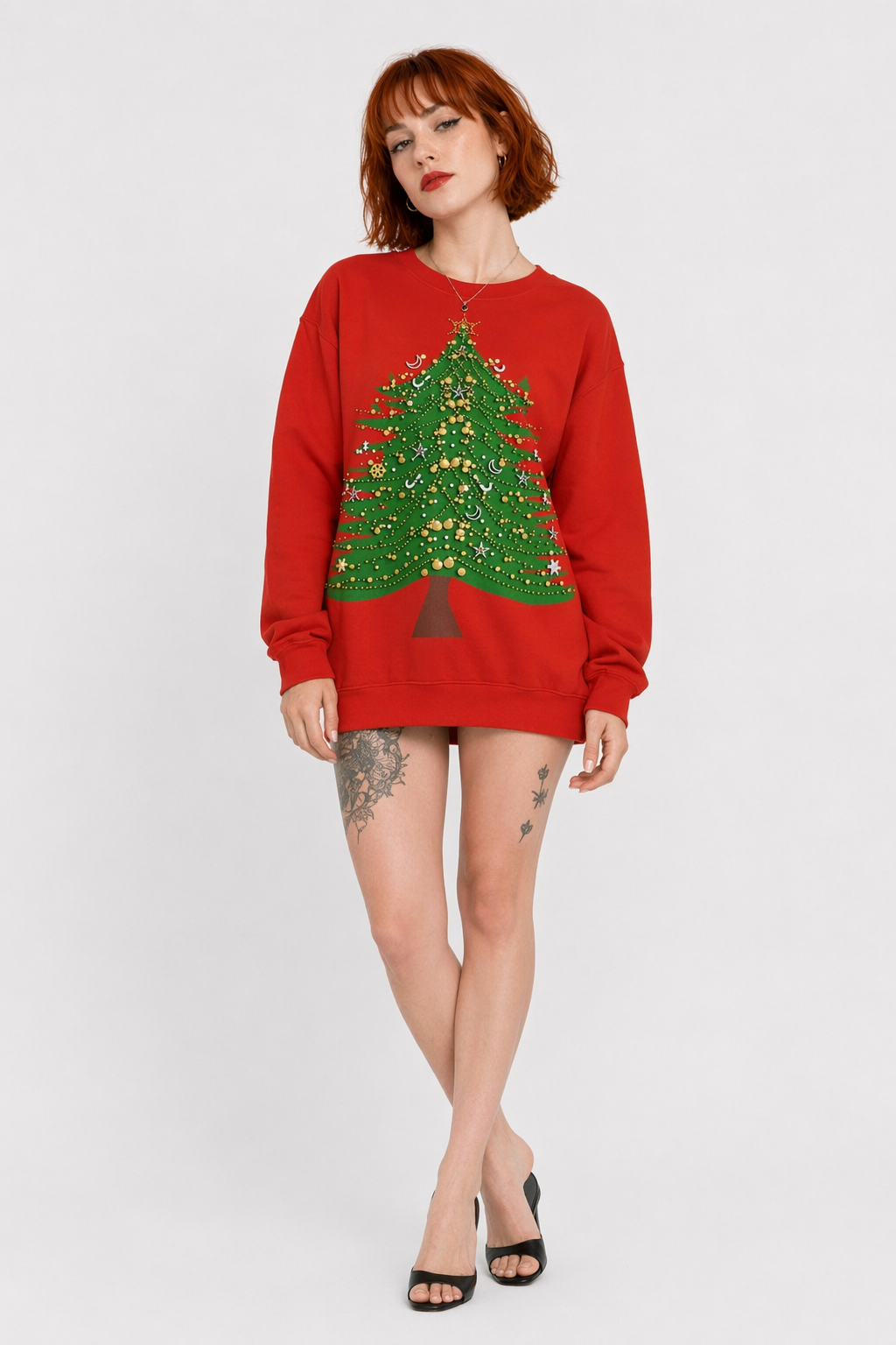 Cozy Christmas Crewneck Sweaters for Holiday Cheer Christmas Tree