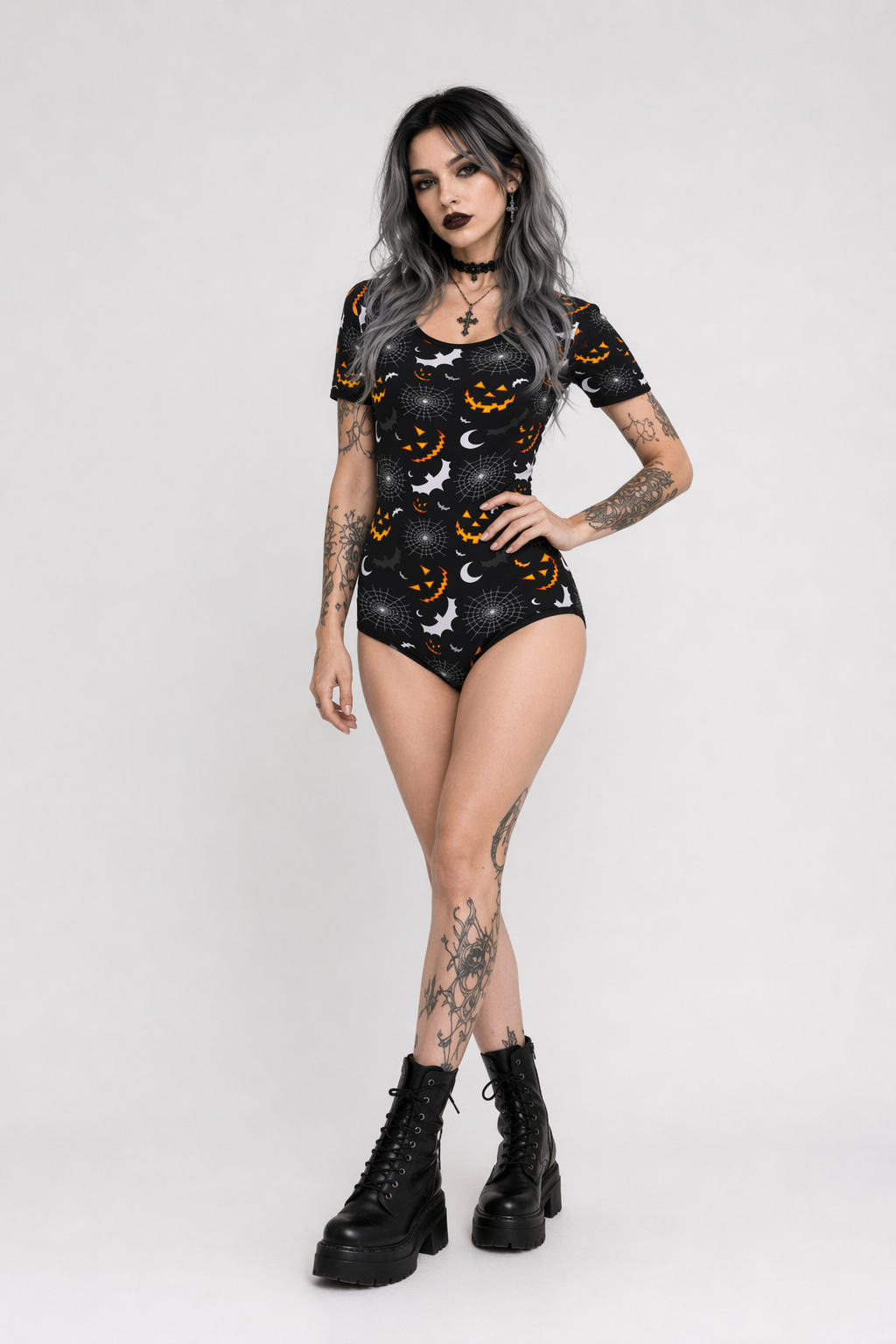 Spooky Cute Black Adult Onesie Available Org Instock with Size Chart 3XL