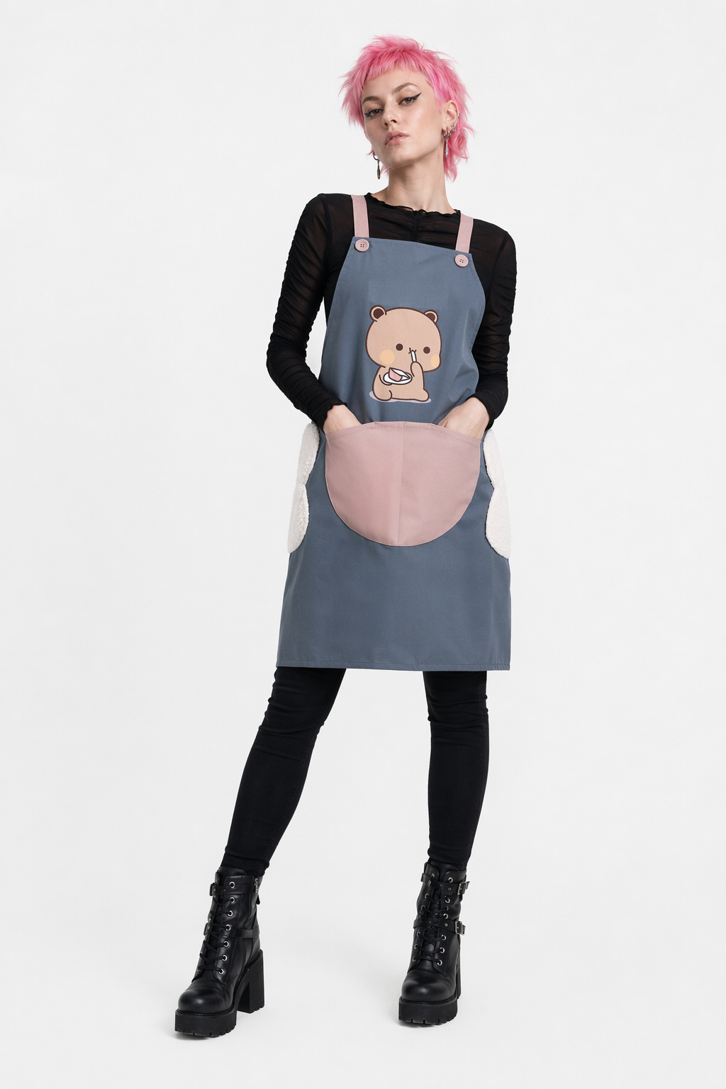 Dudu & Bubu Kitchen Apron for Fun and Stylish Cooking A