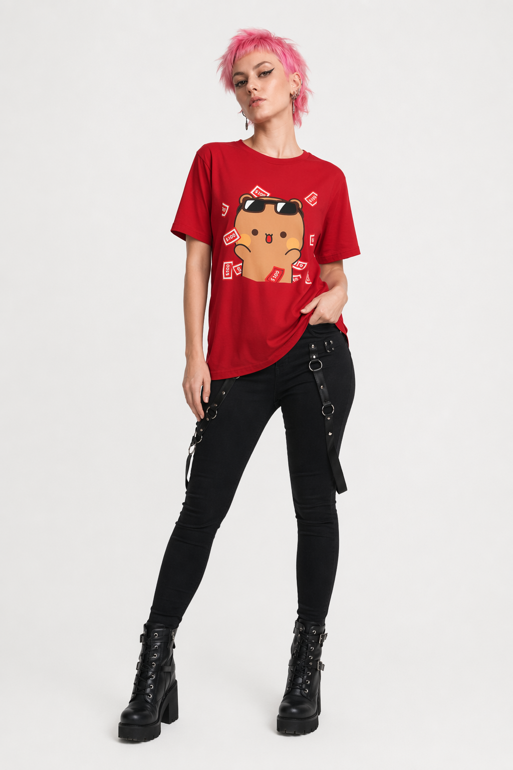 Dudu & Bubu Millionaires Shirts for a Fun and Stylish Look 2428 Red