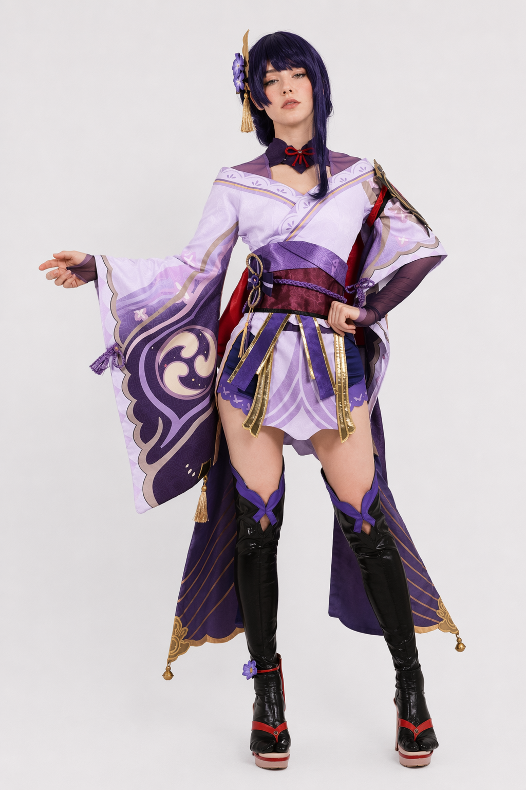 Genshin Impact Raiden Shogun Cosplay Costume 36