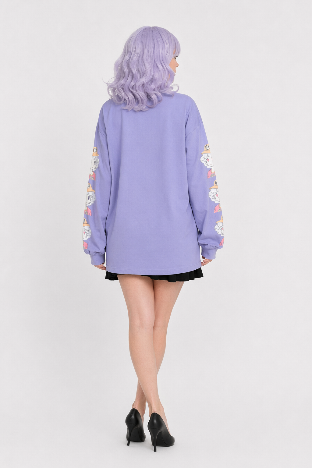 Creamy Mami Pastel Goth Long Sleeve Pullover Sweater XXL