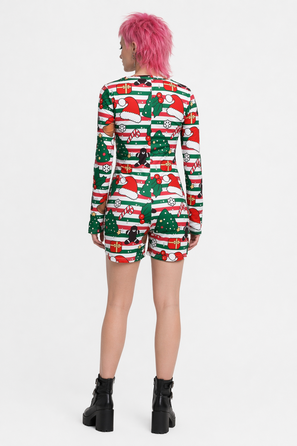 Cozy Long Sleeve Holiday Season Adult Onesie for Comfort and Fun XXL