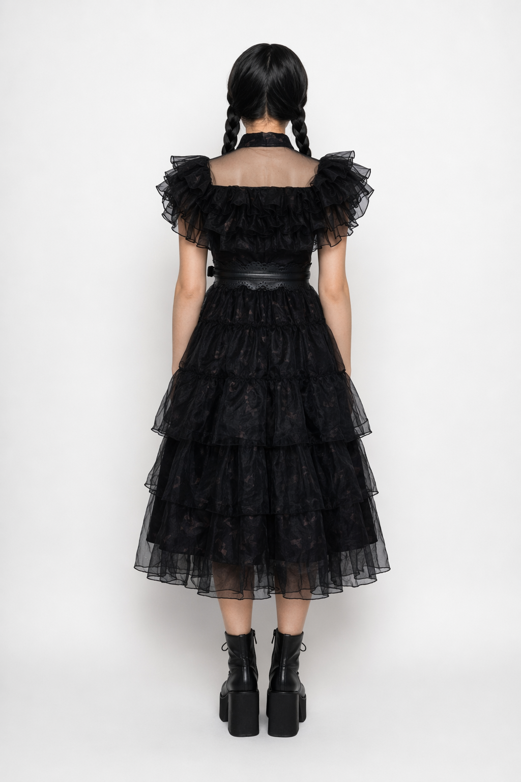 Wednesday Season 1 Ball Dress Cosplay Costume Default