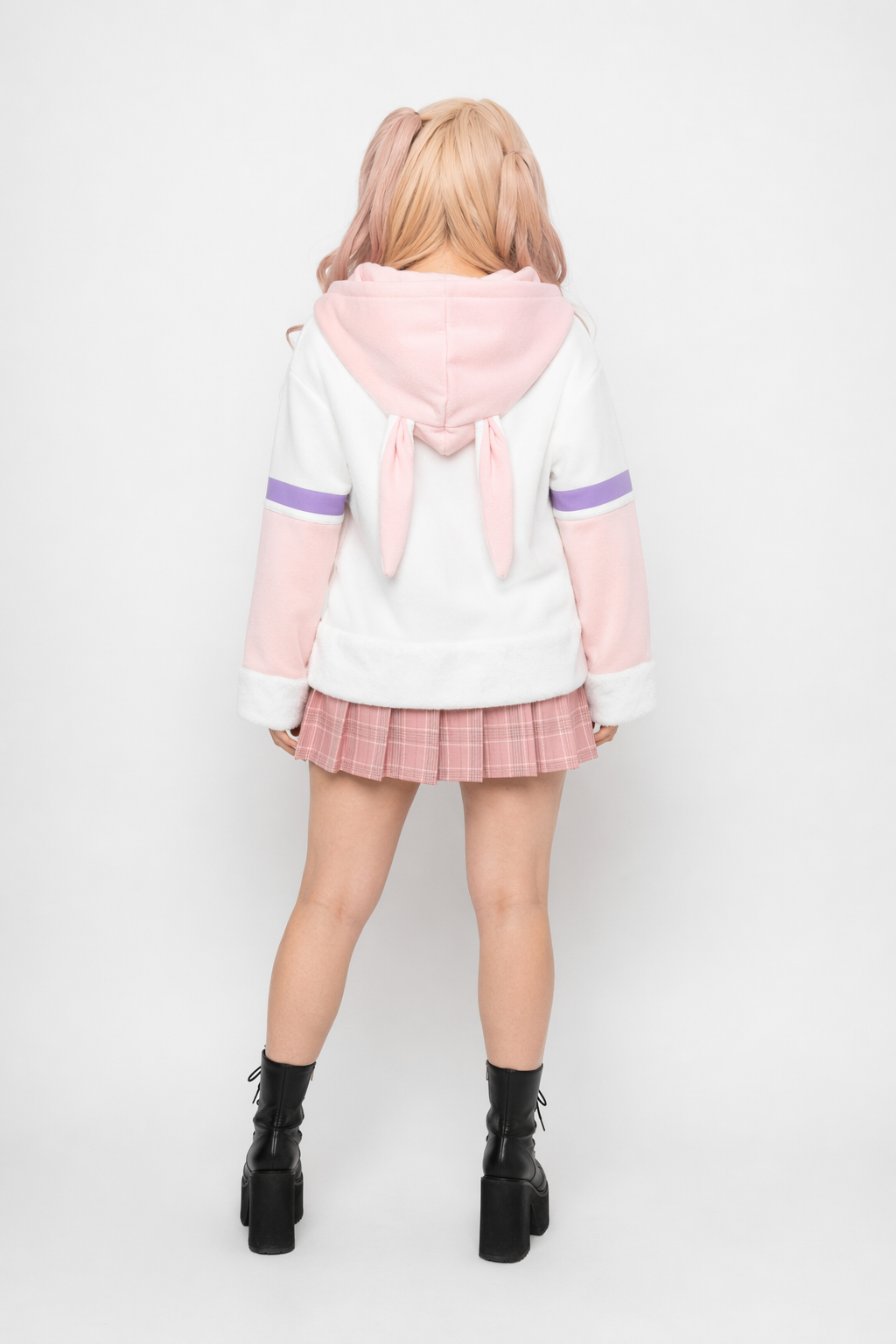 Perfectly Kawaii Bunny Ear Hoodie with Adorable Details Default