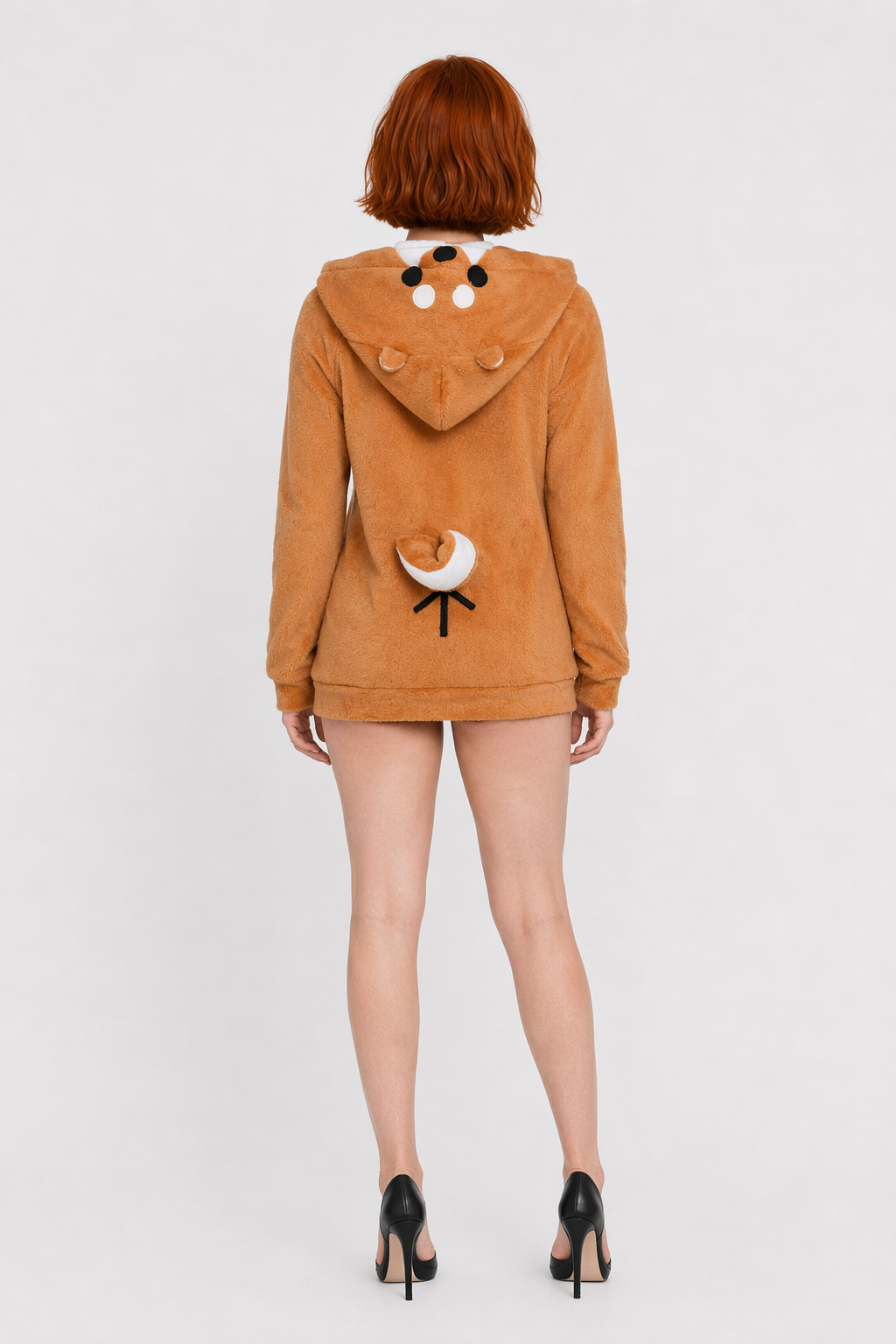 Cozy Shiba Inu Inspired Puppy Dog Eared Hoodie Sweater Default