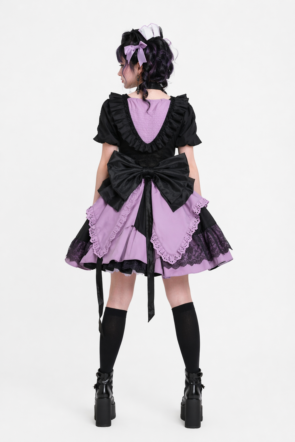 Purple Spade Lolita Dress for Enchanting Evening Looks XS