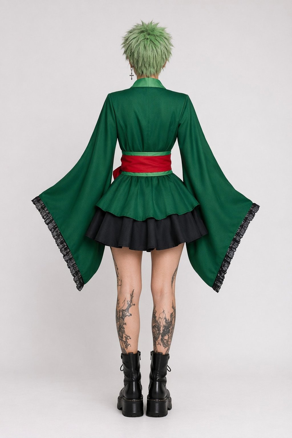 One Piece Roronoa Zoro Inspired Dress Cosplay XXXL