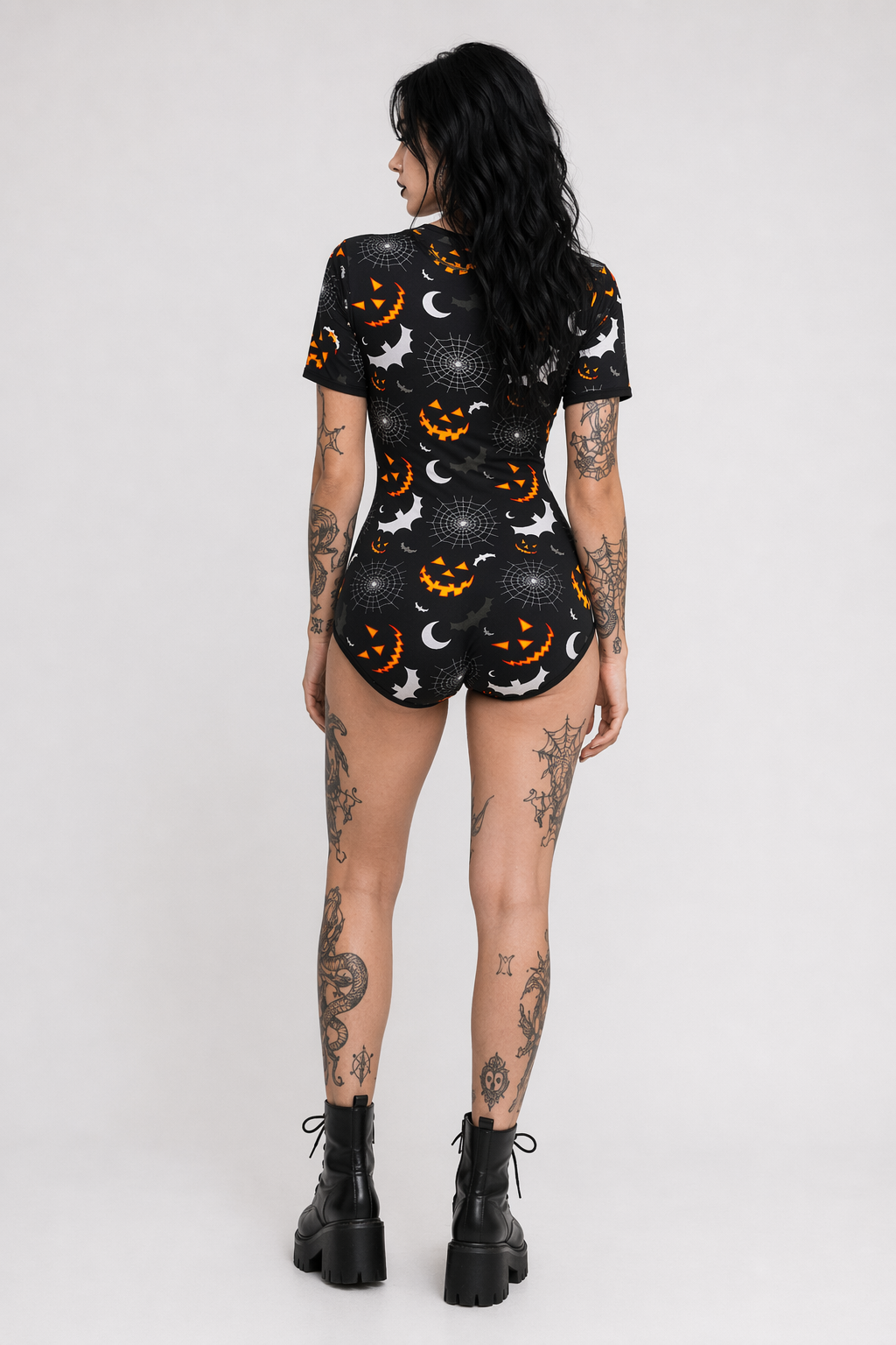 Spooky Cute Black Adult Onesie Available Org Instock with Size Chart XL