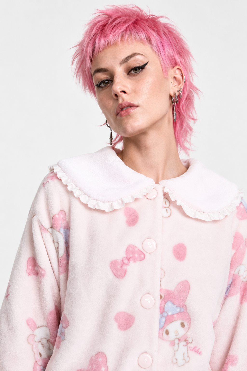 My Melody Inspired Pajama Set for Cozy Cosplay Parties M
