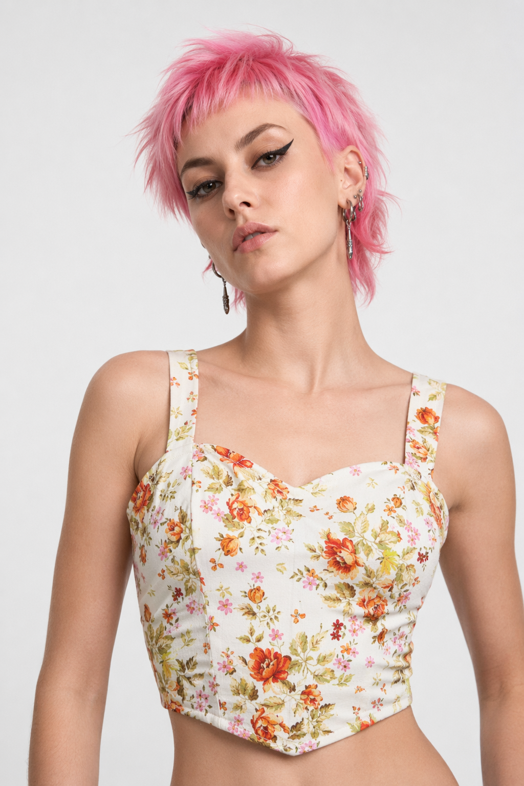 Classy Summer Crop Top Camisole with Built-In Support 11
