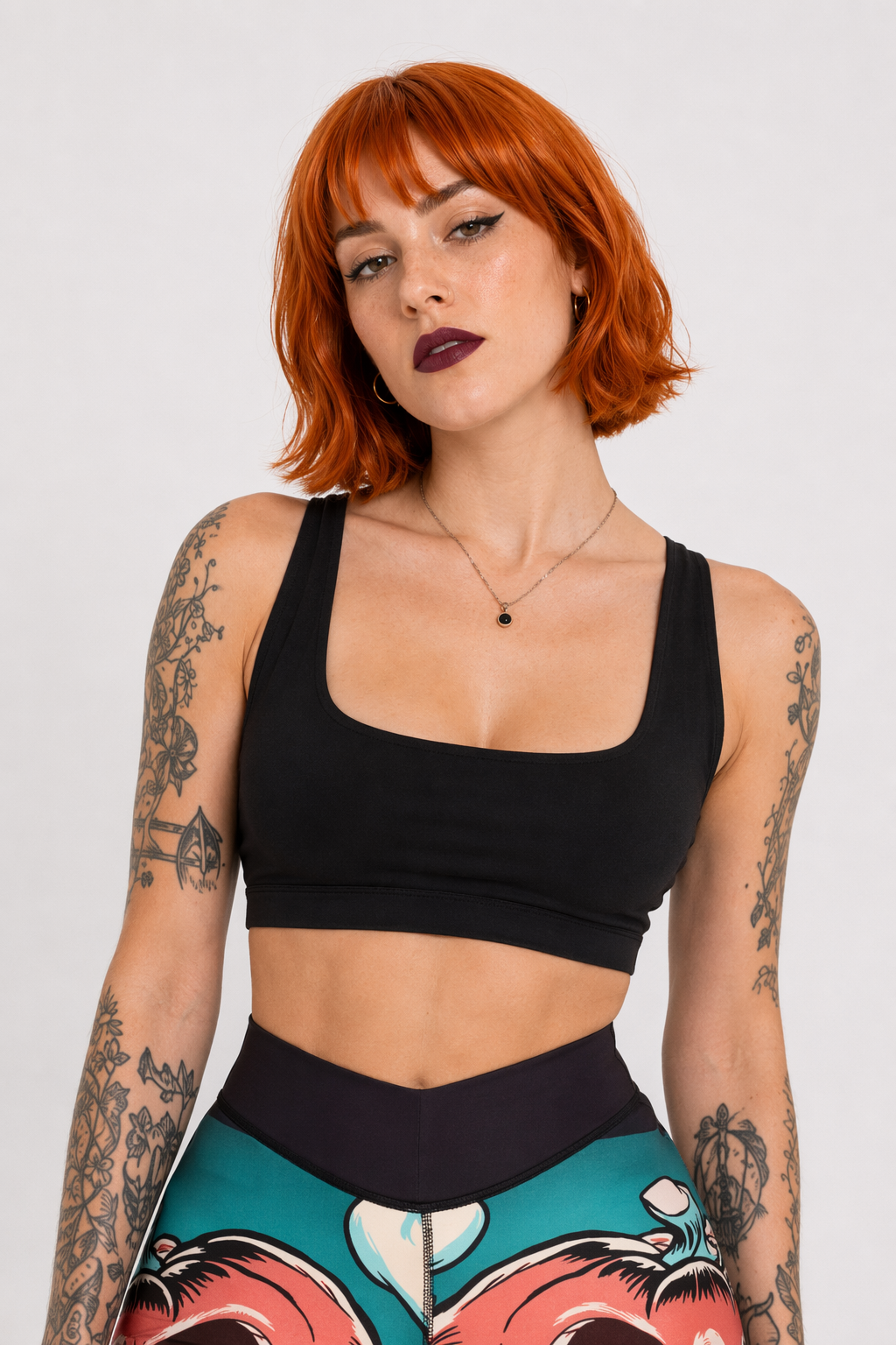 Screaming Pumpkin Printed Leggings for Halloween Enthusiasts XL