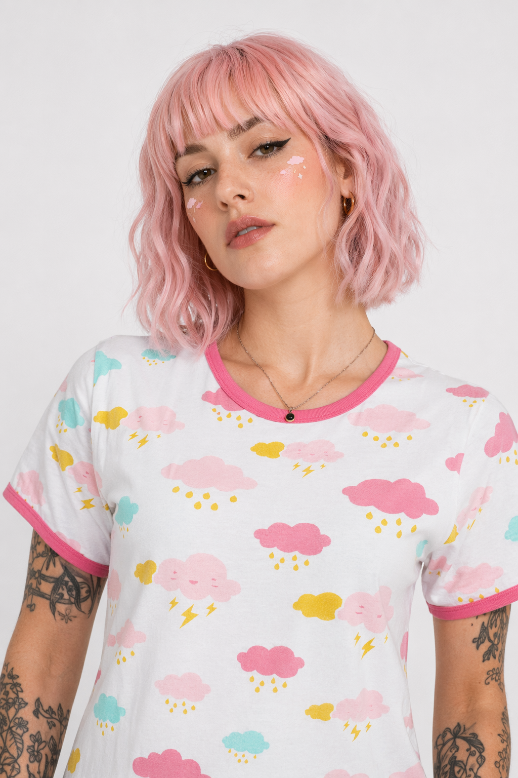 Cloudy Sky Adult Onesie with Snap Crotch for Kawaii Relaxation XXL