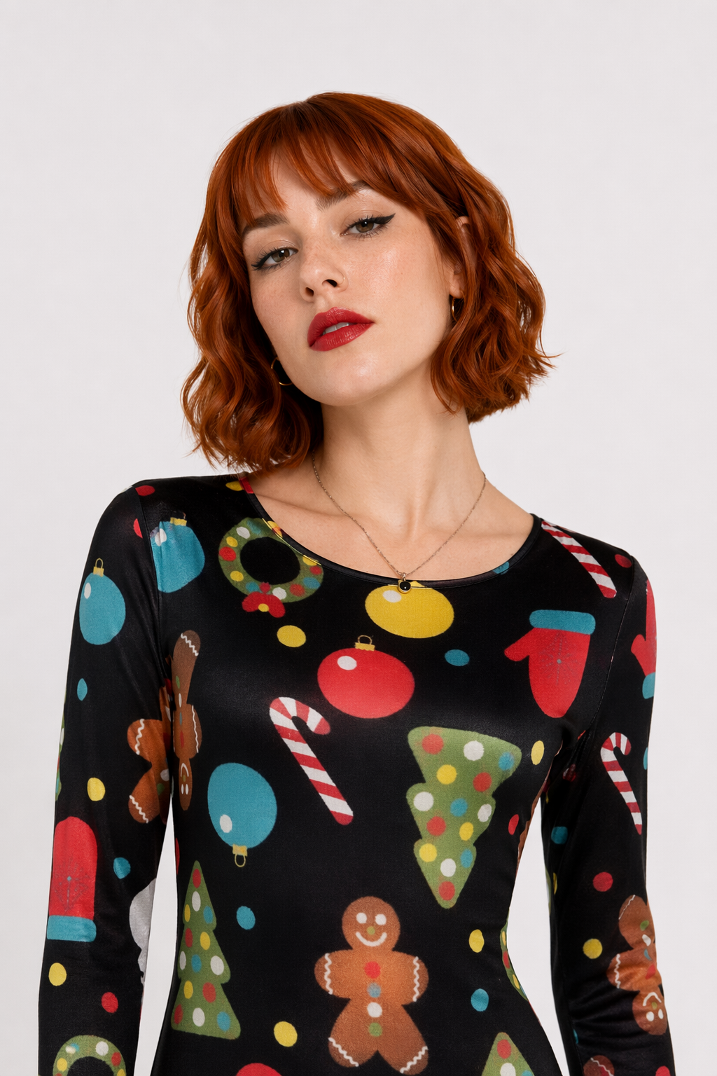 Festive Christmas Themed Dresses for Chic Holiday Style Gingerbread